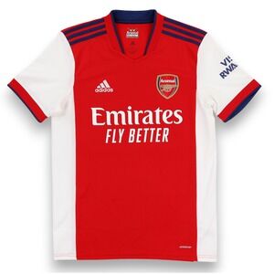 Adidas Arsenal FC Home 21/22 Jersey Stadium Red Blue GM0217 Size Medium LKNW